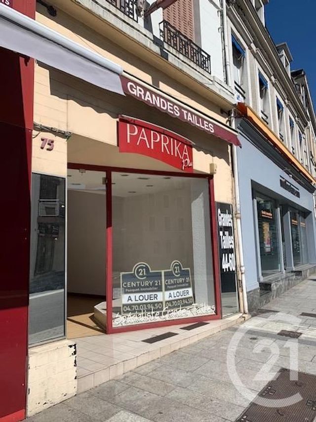 commerce à louer - 51.8 m2 - MONTLUCON - 03 - AUVERGNE - Century 21 Pasquet Immobilier